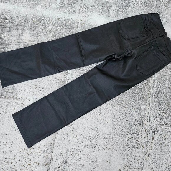 Shein Girl Pant Black Faux Leather Pant Straight Size Petite XS - Picture 5 of 11